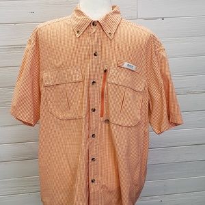 Guide Series Men's Fishing Style Shirt Orange